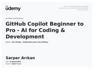 GitHub Copilot Beginner to Pro - AI for Coding & Development-UDEMY